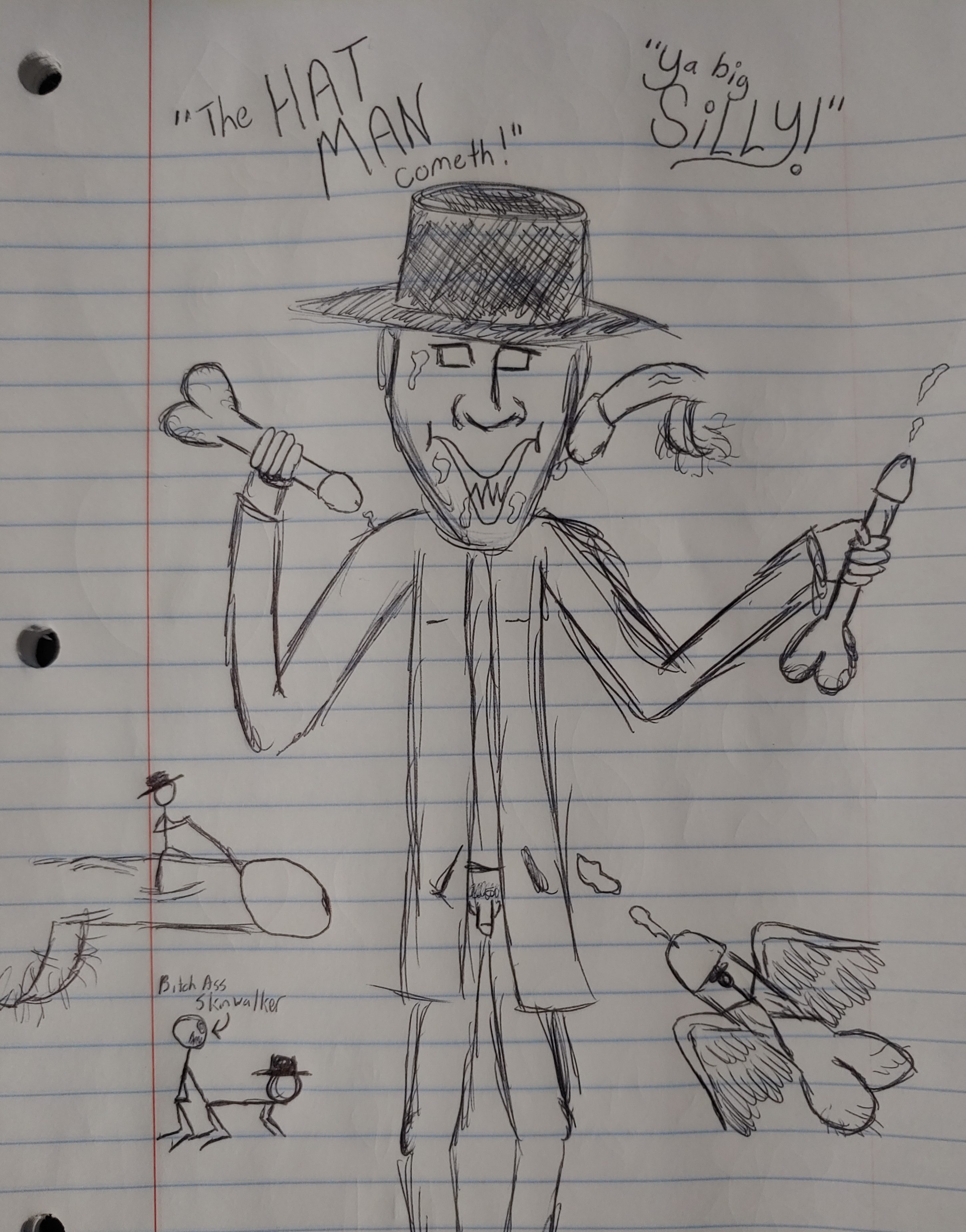 The Hat Man Demonic Entity