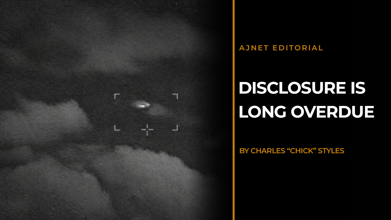 Disclosure Is Long Overdue