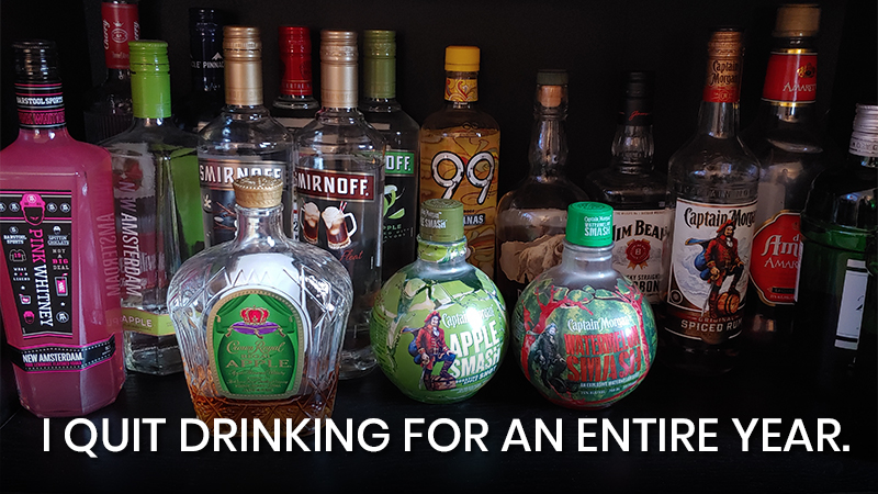 I quit drinking for an entire year