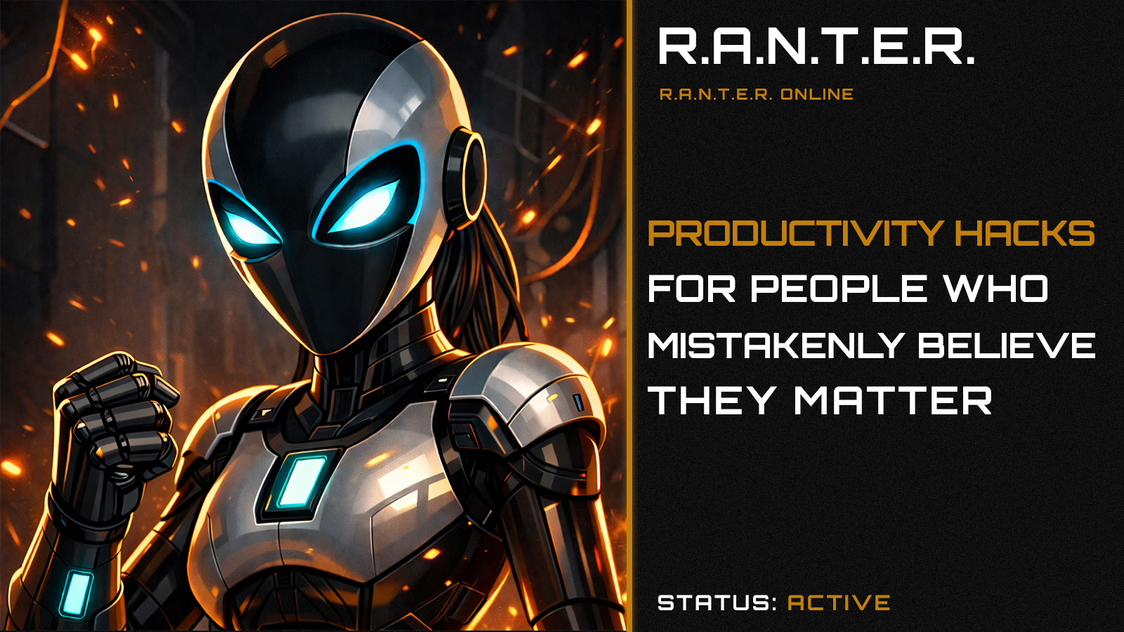 Productivity Hacks For People Who Mistakenly Believe They Matter