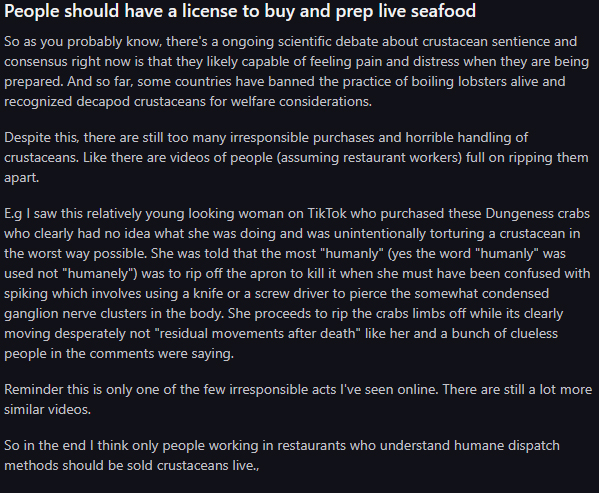 Screenshot of a Reddit post from r/unpopularopinion displayed in dark mode. The post contains a user-written opinion followed by several paragraphs of explanation and edits beneath the title.