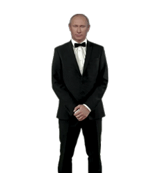 I deleted that picture of Michael Bradshaw, so here's a GIF of Vladimir Putin dancing instead.